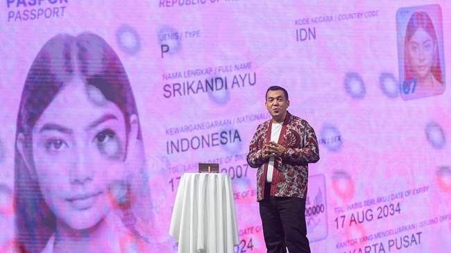 Begini Tampilan Desain Baru Paspor Indonesia Warna Merah